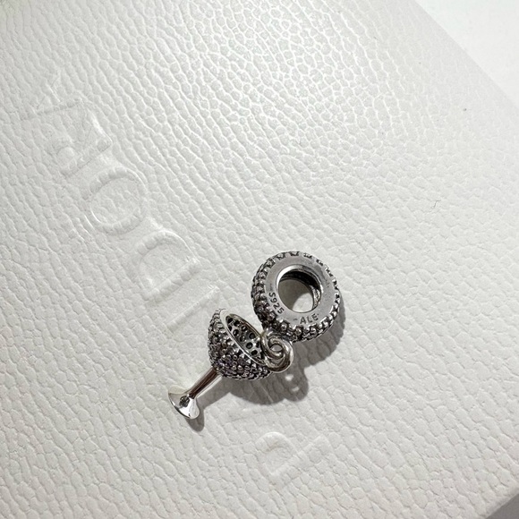 Pandora  Cocktail Glass Dangle Charm - Picture 7 of 7